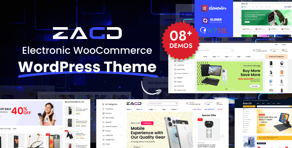 Zagg - Electronics & Accessories Woo Commerce WordPress Theme