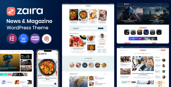 Zaira - Newspaper & Magazine WordPress Theme