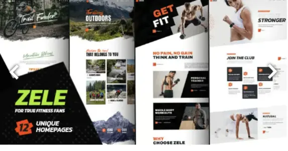Zele Pro – Fitness & Sports WordPress Theme