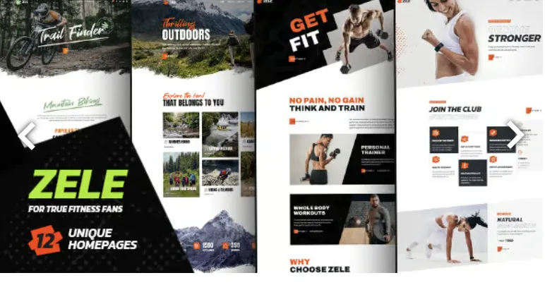 Zele Pro – Fitness & Sports WordPress Theme 1 Zele Pro – Fitness & Sports WordPress Theme
