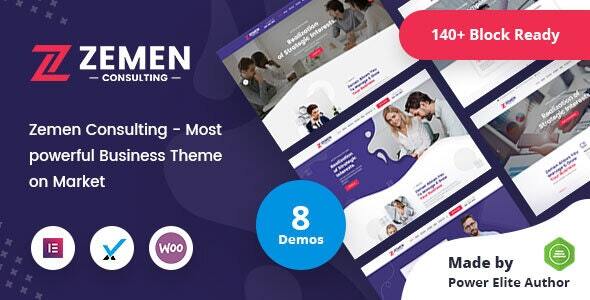 Zemen - Multi-Purpose Consulting Business WordPress Theme
