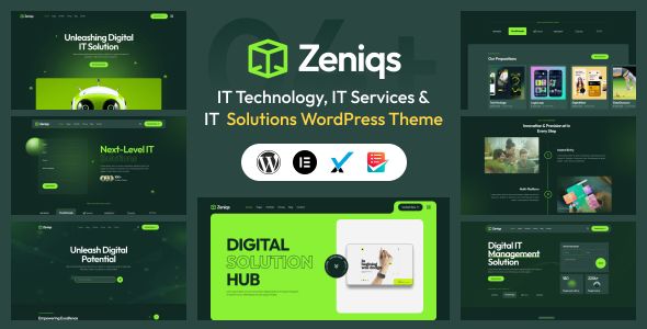 Zeniqs IT Solutions WordPress Theme