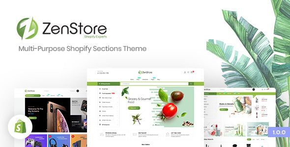 Zen Store Multi-Purpose Shopify Sections Theme