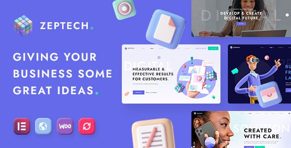 Zeptech Business Consulting WordPress Theme