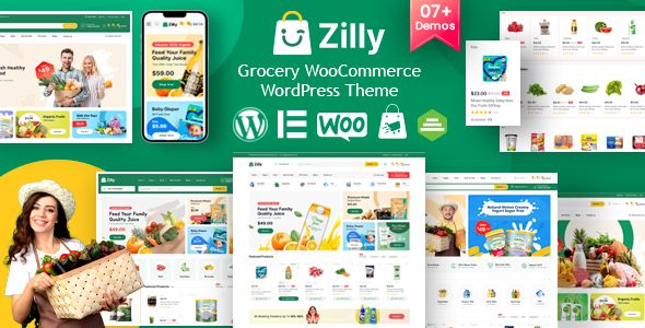 Zilly Grocery Store Woo Commerce WordPress Theme