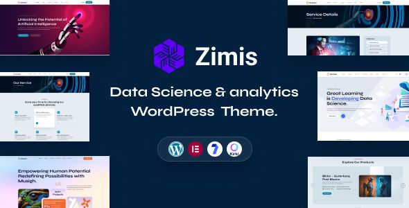 Zimis Data Science & analytics WordPress Theme