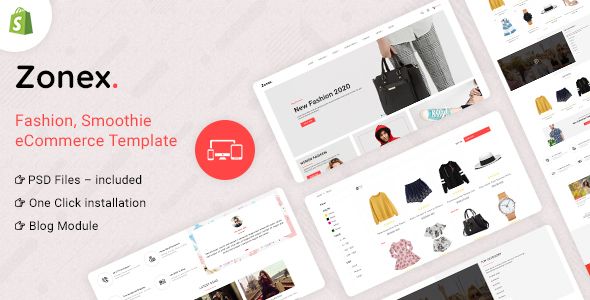 Zonex Multipurpose E-commerce Shopify Template 1 Zonex Multipurpose E-commerce Shopify Template