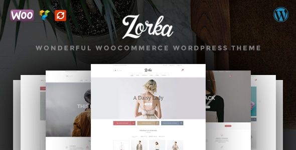 Zorka Wonderful Fashion WooCommerce WordPress Theme