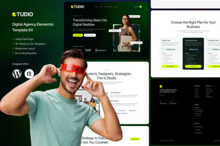 Ztudio Digital Agency Elementor Template Kit