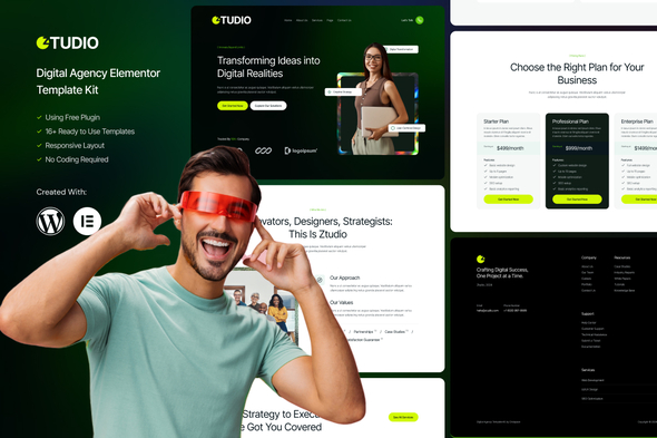 Ztudio Digital Agency Elementor Template Kit