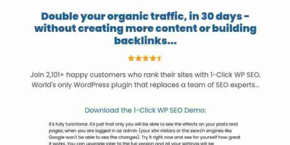 1-Click WP SEO WordPress Plugin