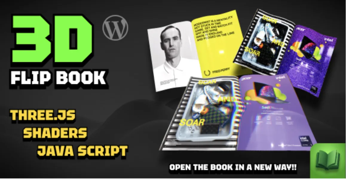 3D Flip Book WordPress and WooCommerce Plugin 1 3 D Flip Book WordPress Plugin