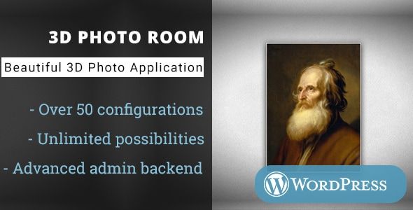 3 D Photo Room WordPress Media Plugin