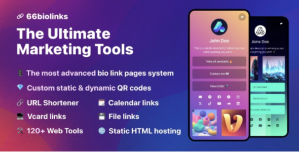 66biolinks The Ultimate Marketing Tools WordPress Plugin