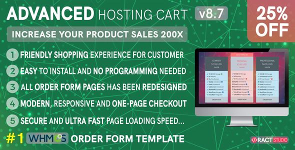Advanced Hosting Cart WordPress Plugin