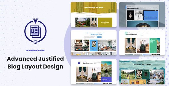 Advanced Justified Blog Layout Design WordPress Plugin