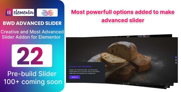 Advanced Slider Addon For Elementor WordPress Plugin