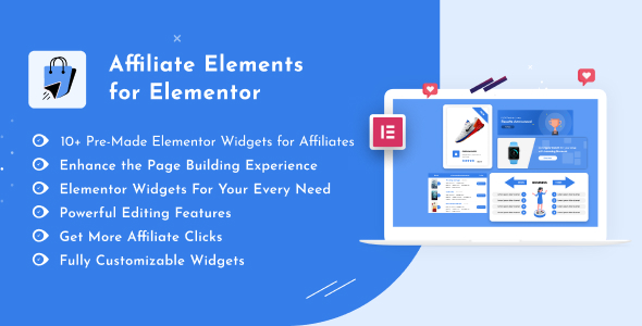 Affiliate Elements for Elementor WordPress Plugin