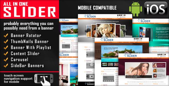 All In One Slider Responsive Jquery Slider Plugin for WordPress