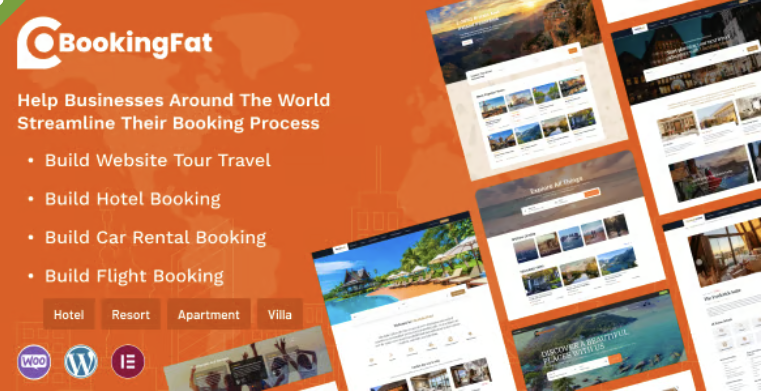 Booking Fat - Flight - Tour - Hotel - Car Rental Booking System 1 Booking Fat WordPress Plugin