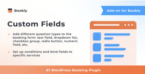 Bookly Custom Fields add-on for WordPress Plugin
