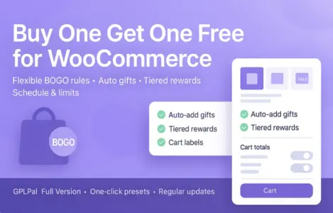 Buy One Get One Free for WooCommerce WordPress Plugin