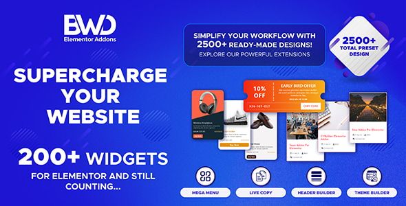 BWD Elementor addons bundle 1 BWD Elementor Addons Bundle for Elementor WordPress Plugin