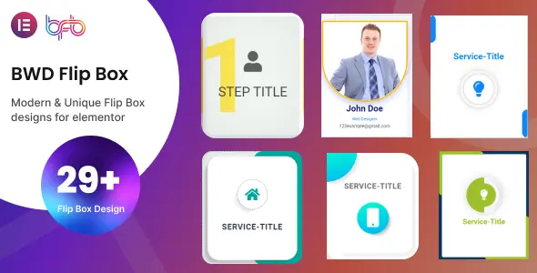 BWD Flip Box for Elementor WordPress Plugin