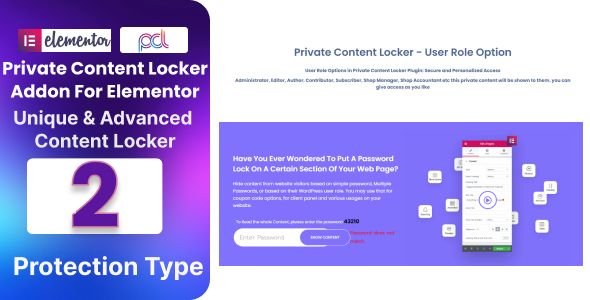 BWD Private Content Locker Addon For Elementor 1 BWD Private Content Locker Addon For Elementor WordPress Plugin