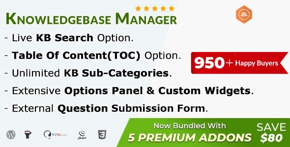 BWL Knowledge Base Manager 1 BWL Knowledge Base Manager WordPress Plugin