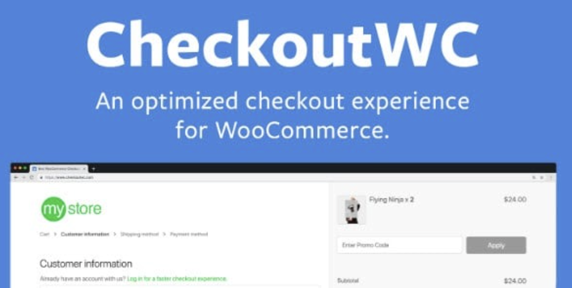 CheckoutWC - Optimized Checkout Page for WooCommerce 1 Checkout WC WordPress Plugin
