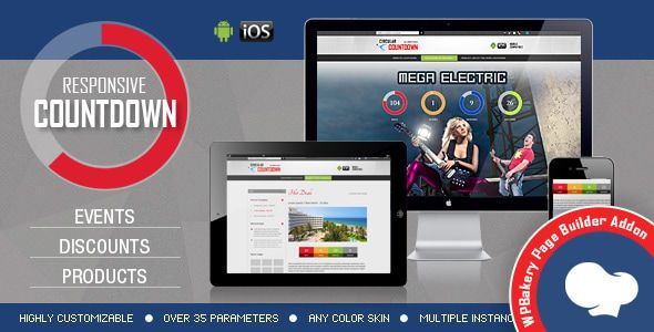 CountDown Timer PRO - Addon for WPBakery Page Builder 1 Count Down Timer PRO WordPress Plugin