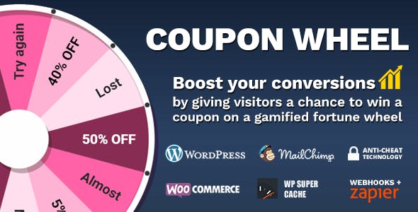 Coupon Wheel for Woo Commerce and WordPress WordPress Plugin