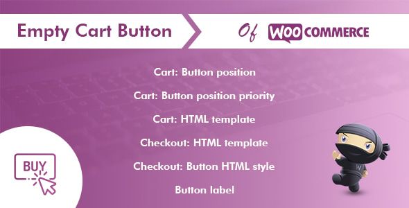 Empty Cart Button Pro for WooCommerce 1 Empty Cart Button Pro for Woo Commerce