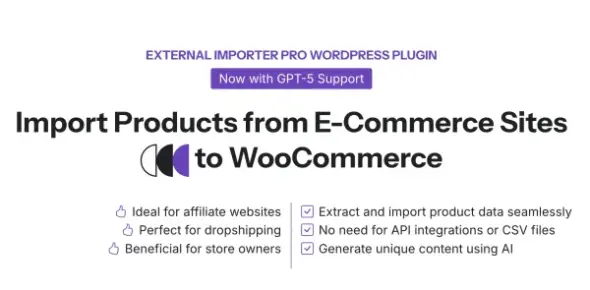 External Importer Pro WordPress Plugin