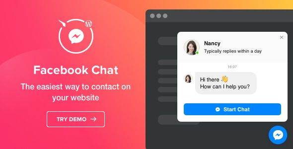 Facebook Chat - Facebook Messenger for WordPress 1 Facebook Chat Facebook Messenger for WordPress