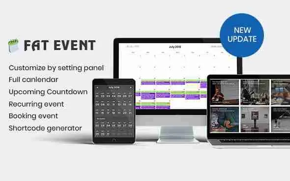 FAT Event - WordPress Event and Calendar Booking 1 FAT Event WordPress Plugin