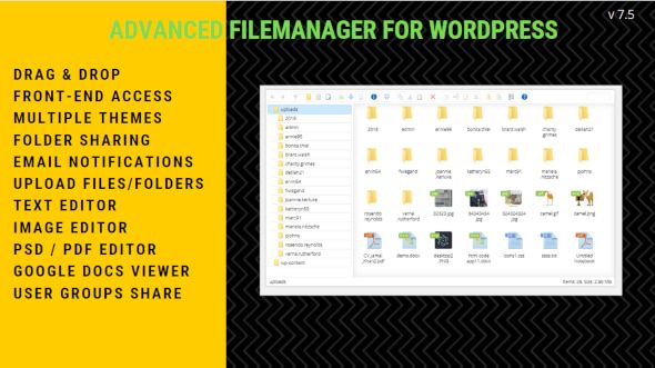 File Manager Plugin For WordPress 1 File Manager Plugin For WordPress