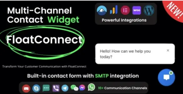 Float Connect Multi-Channel Contact Widget WordPress Plugin