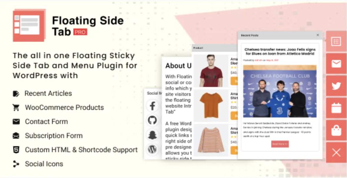 Floating Side Tab PRO 1 Floating Side Tab PRO WordPress Plugin