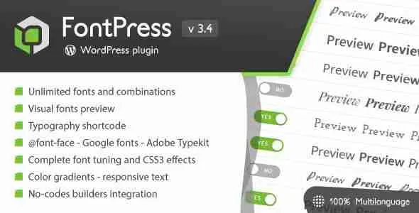 FontPress - WordPress Font Manager 1 FontPress WordPress plugin