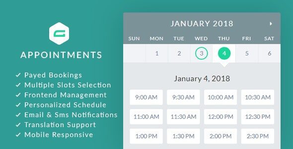 gAppointments - Appointment booking addon for Gravity Forms 1 g Appointments WordPress Plugin