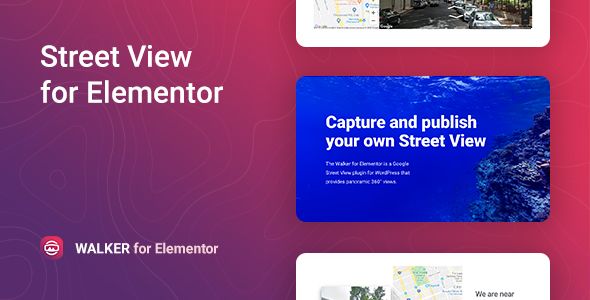 Google Street View for Elementor – Walker 1 Google Street View for Elementor – Walker WordPress Plugin