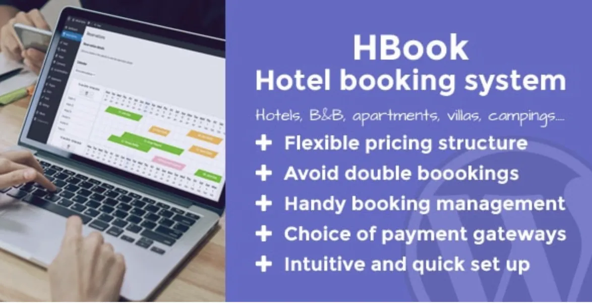 HBook - Hotel booking system - WordPress Plugin 1 HBook Hotel booking system WordPress Plugin