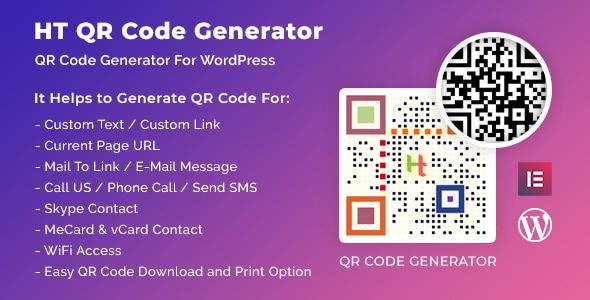 HT QR Code Generator for WordPress 1 HT QR Code Generator for WordPress WordPress Plugin