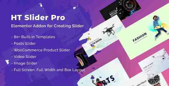 HT Slider Pro For Elementor 1 HT Slider Pro for Elementor WordPress Plugin