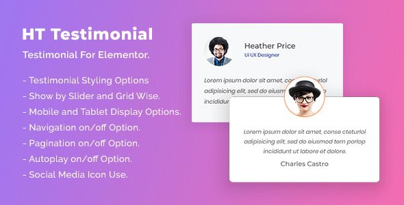 HT Testimonial For Elementor 1 HT Testimonial For Elementor WordPress Plugin