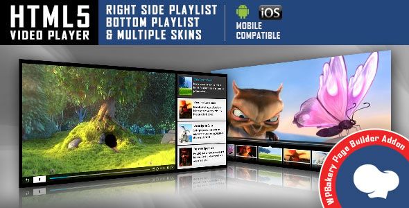 HTML5 Video Player - Addon for WPBakery Page Builder 1 HTML5 Video Player Addon for WPBakery Page Builder