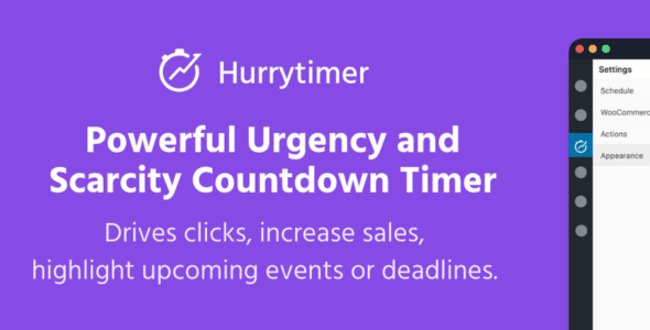 HurryTimer Pro - The Powerful Multi-Purpose Countdown Timer for WordPress 1 Hurry Timer Pro WordPress Plugin