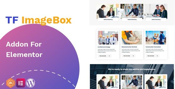 Image Box addon - widget for Elementor 1 TF ImageBox Addon for Elementor WordPress Plugin